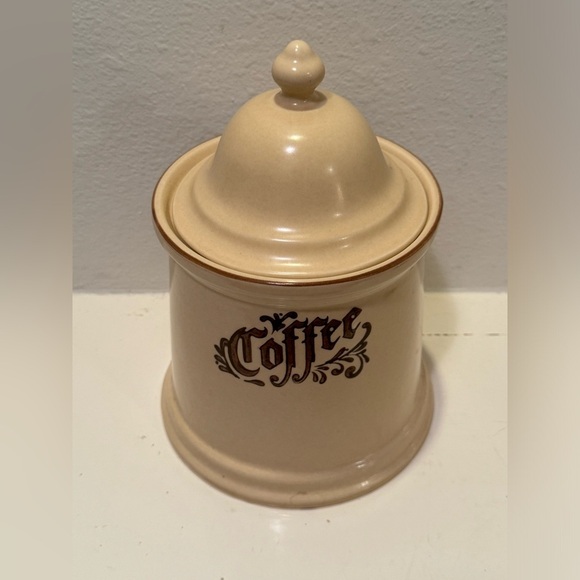 Vintage Village Pattern Pfaltzgraff Coffee Canister - Picture 3 of 11